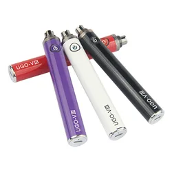 Vaporizador de 5 piezas, 1300mAh, UGO V III, Micro USB, cigarrillo electrónico, batería