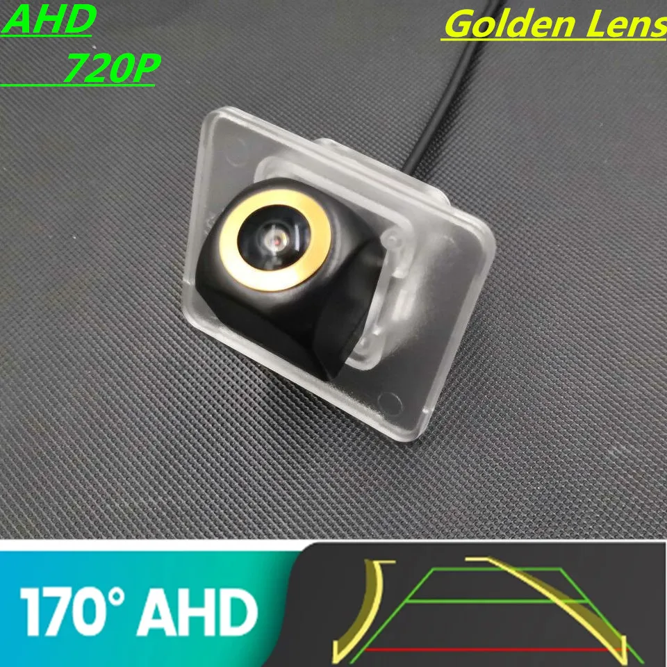 

AHD 720P Golden Lens Trajectory Car Rear View Camera For Kia Optima K5 2010 - 2015 Cerato K3 2013 - 2016 Reverse Vehicle Monitor