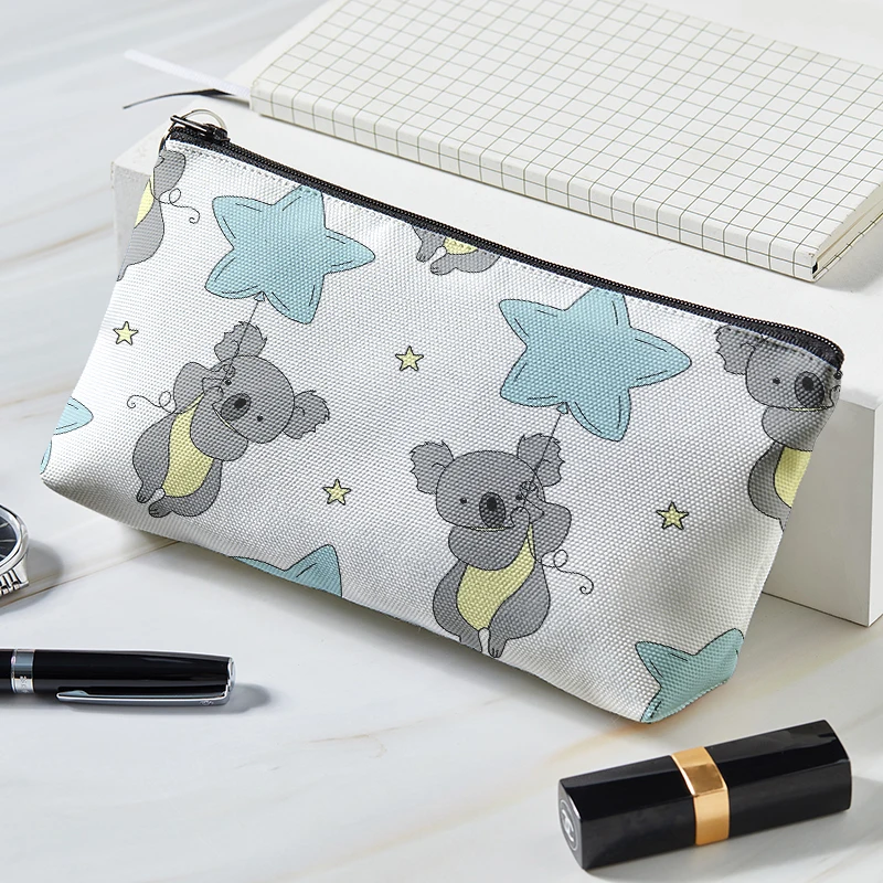 Girls Makeup Bag Cute Koala 3D Cartoon Pattern Cosmetic Bag Portable Practical Women\'s Cosmetic Bag Travel Storage Bag Cion Bag