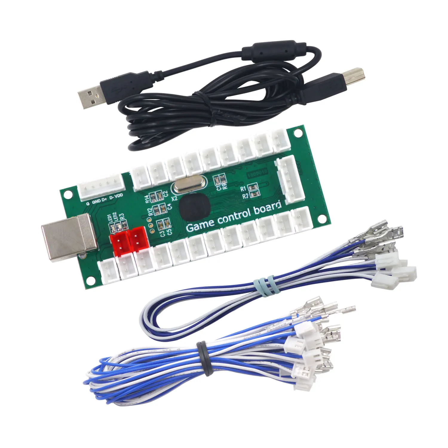 Codificador USB para juegos de Arcade SJ @ JX, controlador de Joystick de botón Arcade sin retardo para Retropie, Raspberry Pi MAME