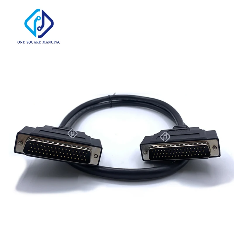 HDB50 Male to Male Industrial-grade Three-row 50 Connection Cable DB50 Core Data Cable For Holes Double Shielded Copper Wire