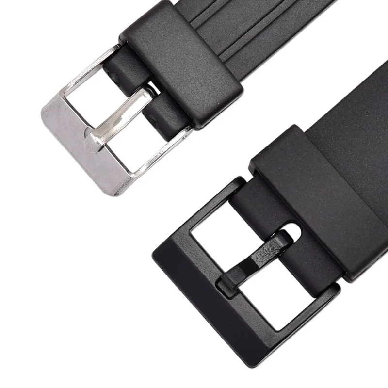 for Casio MQ-24 MQ-27 MQ-76 mq24 MW-59 MW-240 Sports Watch Strap Wristband 16mm TPU Waterproof Watch Bracelet Belt