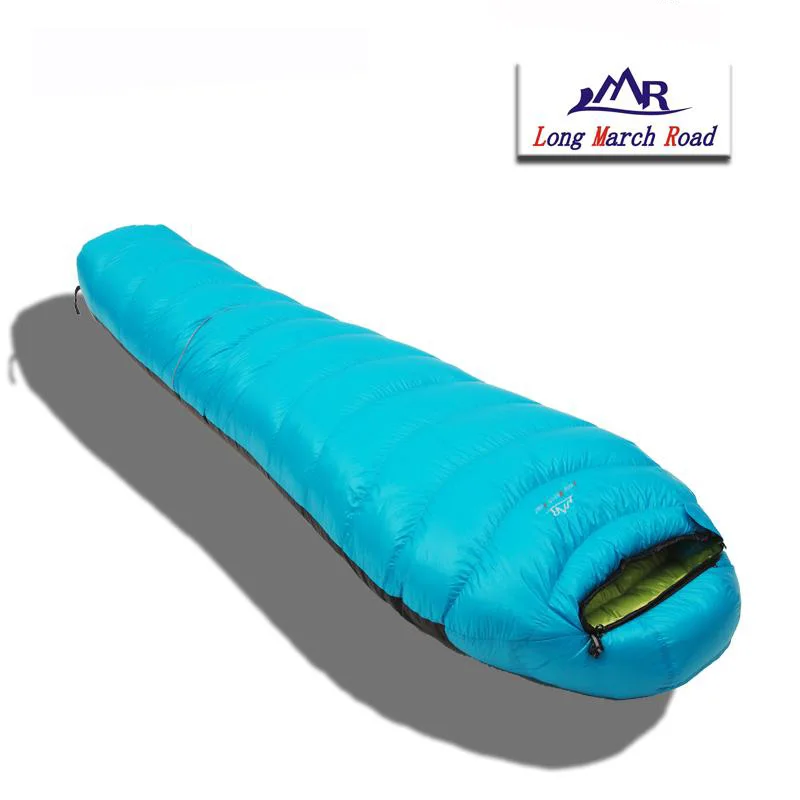 LMR-White Goose Down Sleeping Bag for Adults, Filling Spliced Envelope, Waterproof, 600g, 800g, 1000G, 1200G, New Style