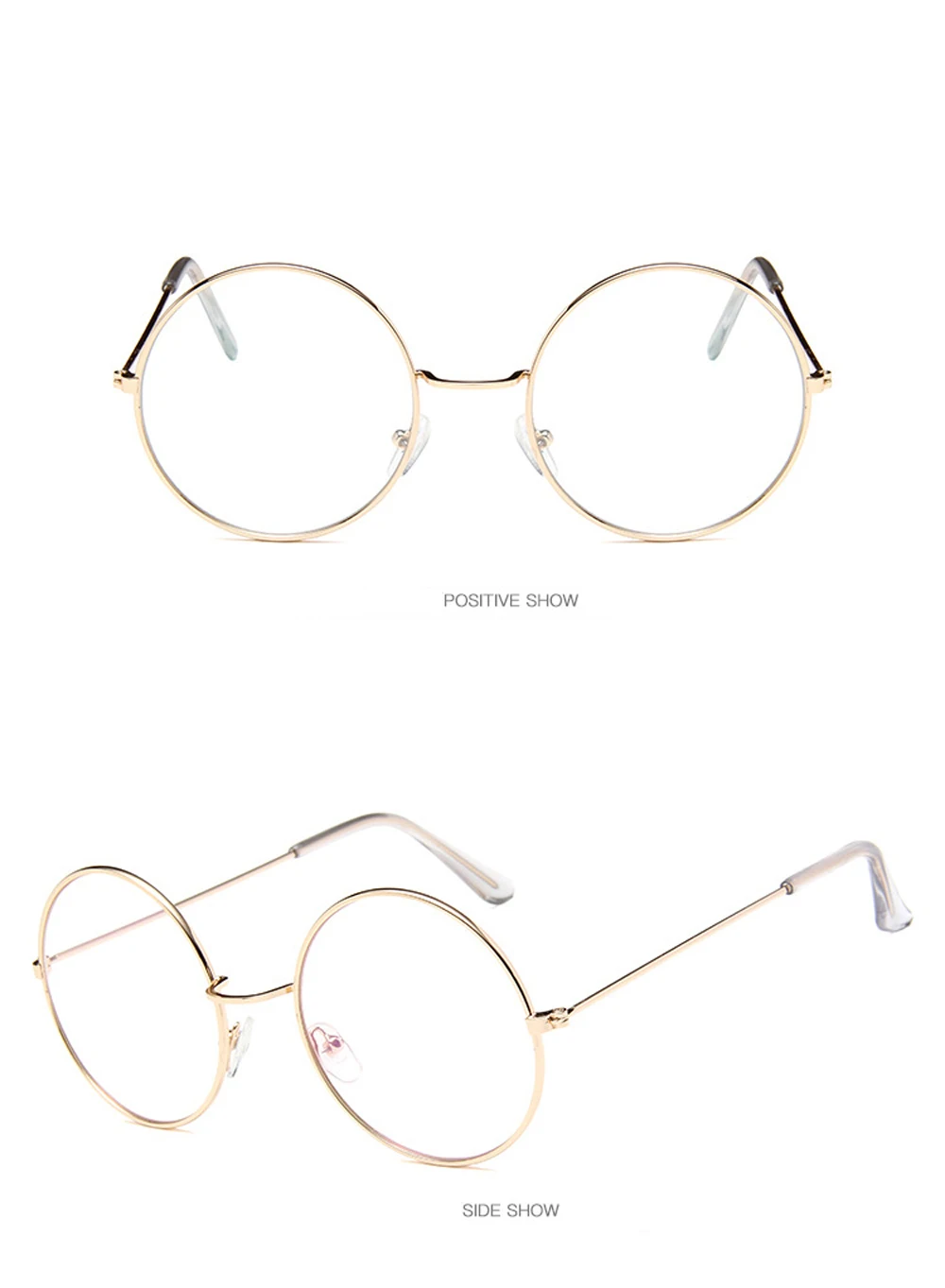 MUSELIFE 2026 Runde Damen-Sonnenbrille UV400 Retro Metall-Sonnenbrille mit Verlaufsgläsern Vintage-Spiegel Luxus-Brillen – Detail 15