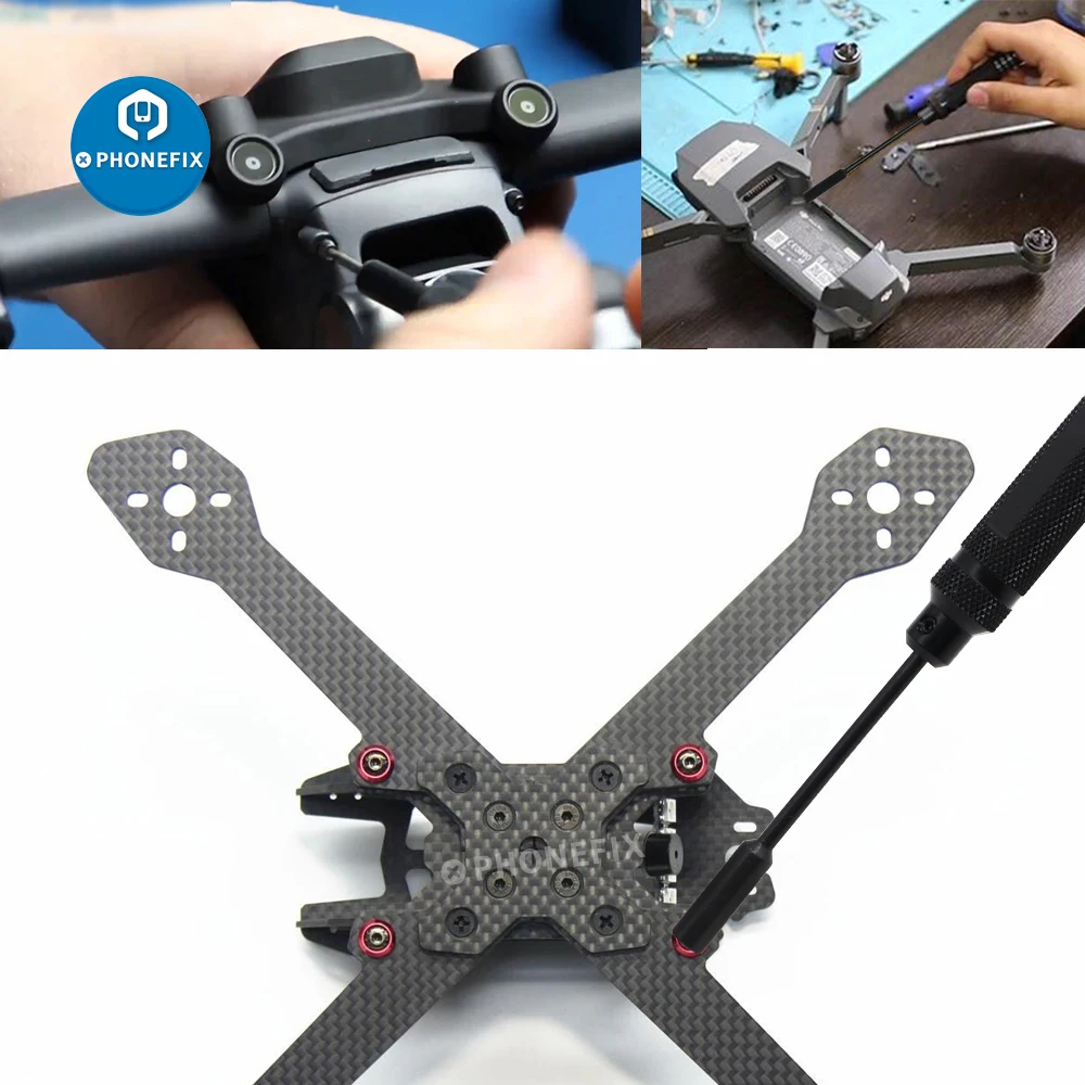 Destornilladores de cabeza Hexagonal para cuadricóptero teledirigido, helicóptero, coche, multieje, FPV, modelos de Dron de carreras, 4,0/5,5/7,0/8,0mm