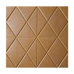 3D  Wall Sticker Waterproof Wooden Board Wood Grain Wall Sticker Crash Wall Decorative Board 70 * 70cm wallpaper
