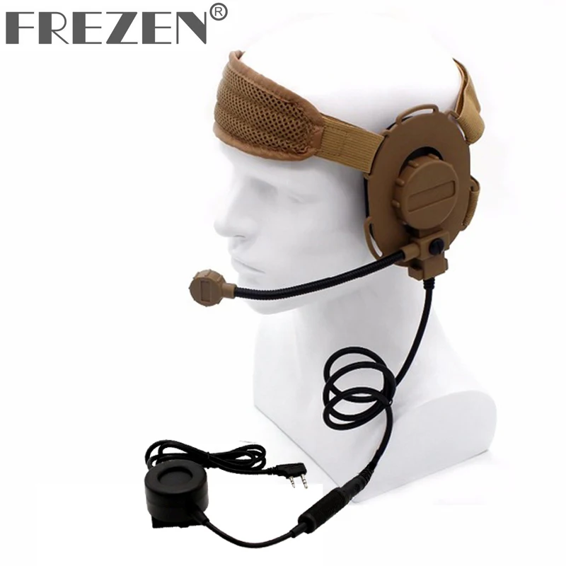 

Z Tactical Bowman Evo Headset Headphone Waterproof TCI PTT For Kenwood BaoFeng UV-5R DM-5R TYT TH-UV8000D Retevis H777 RT22 Ra