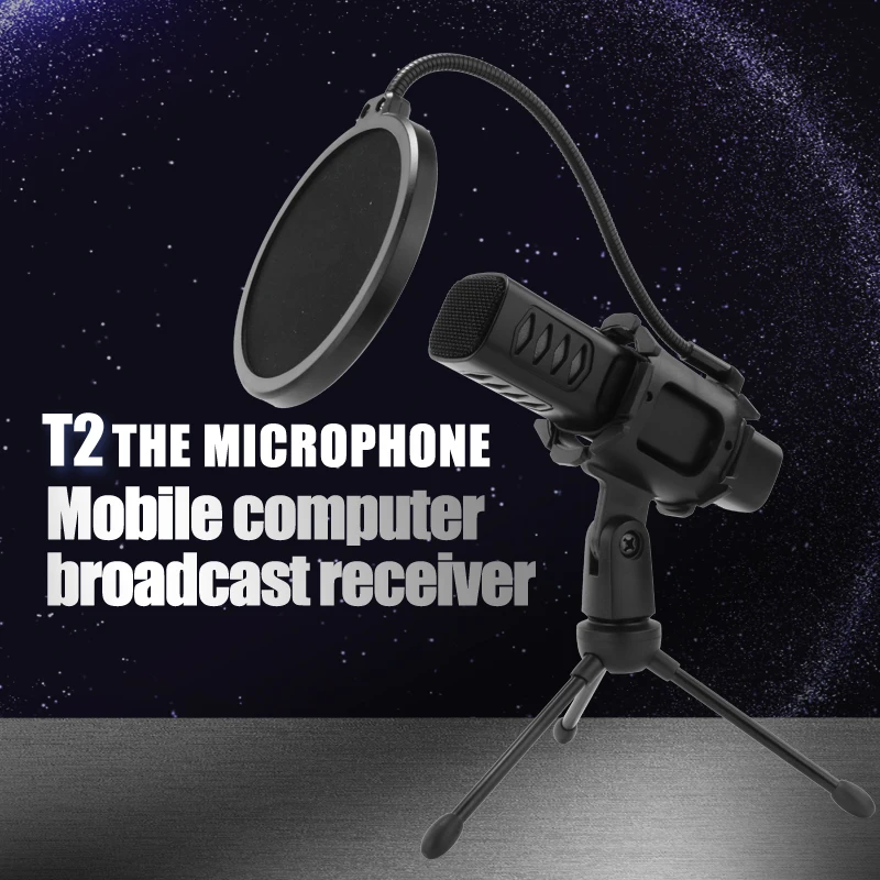 USB Microphone Professional capacitor microphone laptop computer Type-c mobile phone universal