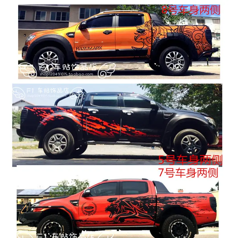 

Car stickers FOR Ford Raptor F150 body exterior decoration decals Raptor F150 custom stickers