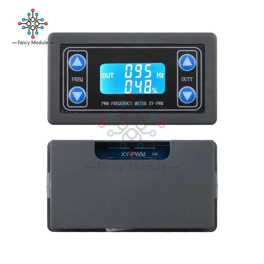 1Hz-150KHz Adjustable Meter PWM Signal Generator Frequency Meter DC 3.3-30V Liquid Crystal Display Duty Cycle Frequency