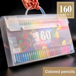 Brutfuner 48/72/120/160/180 Set di matite colorate in legno professionale a colori schizzo di disegno HB a olio per forniture artistiche per schizzi di disegno scolastico