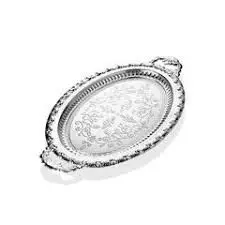 DOLBOVI Submersible tray Silver Plated Oval Small 39,5x23,5 cm (Free Shipping) tray поднос plateau de service