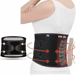 Self Heating Magnetic Therapy back brace Belt Adjustable Waist Support Belt Magnetic Therapy Lumbar Back Brace