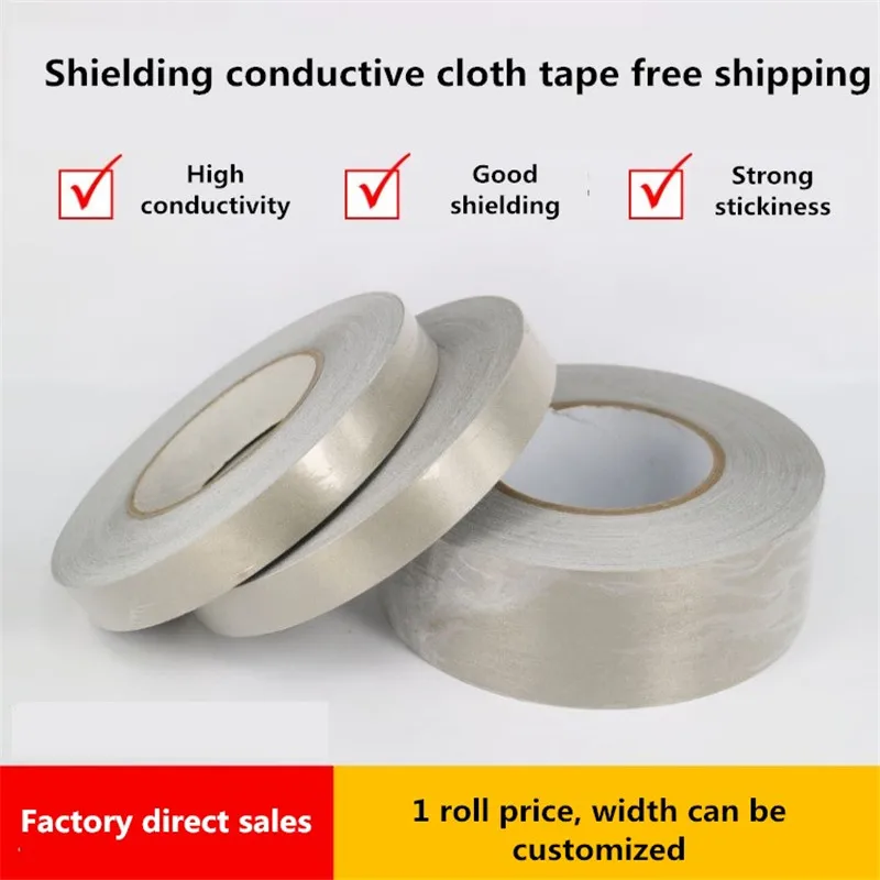 Conductive Tape Shielding Tape Double-Sided Conductive EMI Anti-Interference Electromagnetic Wave 20M/50M