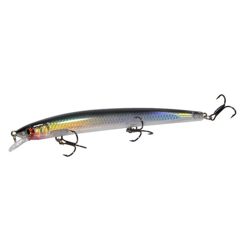 1 sztuk Long Shot 135mm/15.4g Minnow przynęty latające ryby klasyczne Wobblers plastikowe twarde Crankbait Carp przynęta na szczupaka — zdjęcie 7