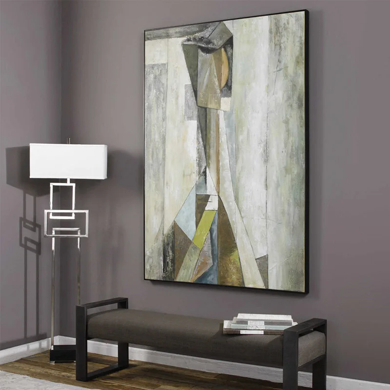 

Картина для гостиной в американском стиле, поклонники тени, картина с рамкой для спальни, Современная декоративная картина