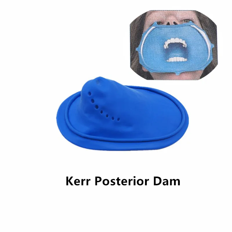 Kerr OptiDam 3D Dental Rubber Dam Sheet Frame Natural Latex Anterior Endodontic Instruments