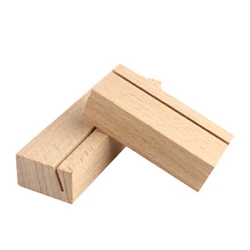 Wood Table Number Holders Wedding Display Stands, Place Card Holder, Great for Bar Menu, Retail Sign, Party and Events