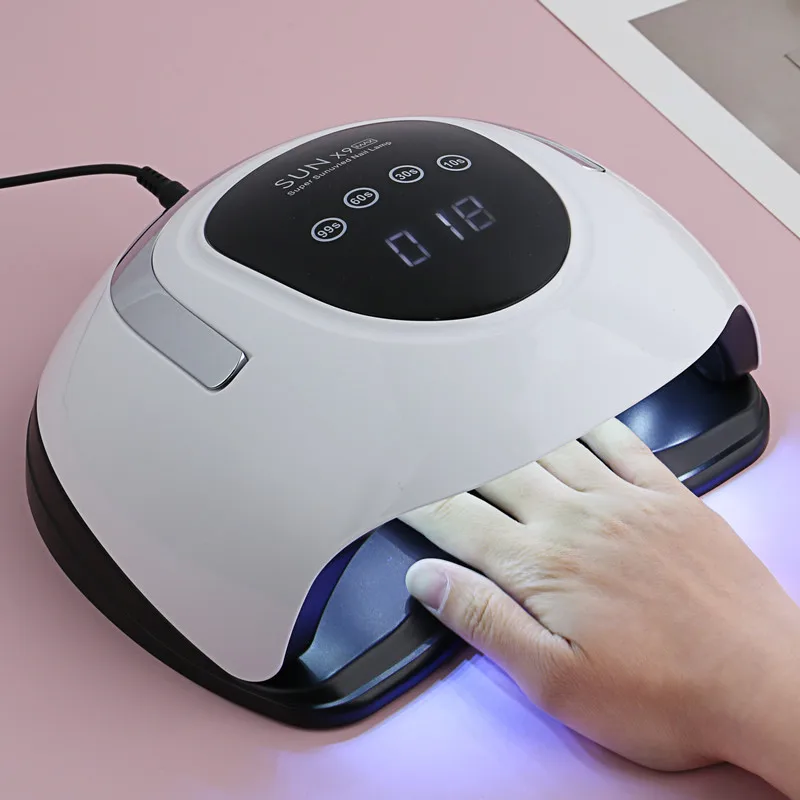 UV-LED-Nagellampe, Nageltrockner, 57 LEDs, schnell trocknend, Nagelgelpoliermittel, Maniküre, Pediküre, professioneller Nagelstudio-Lampentrockner