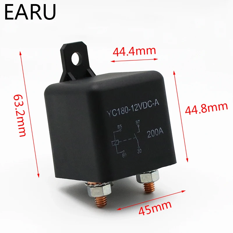 Starting Relay RL280 200A 12V 24V 48V 60V 72V Power Car Automotive Relay Big Heavy High Current Load Duty Starter Start Relay