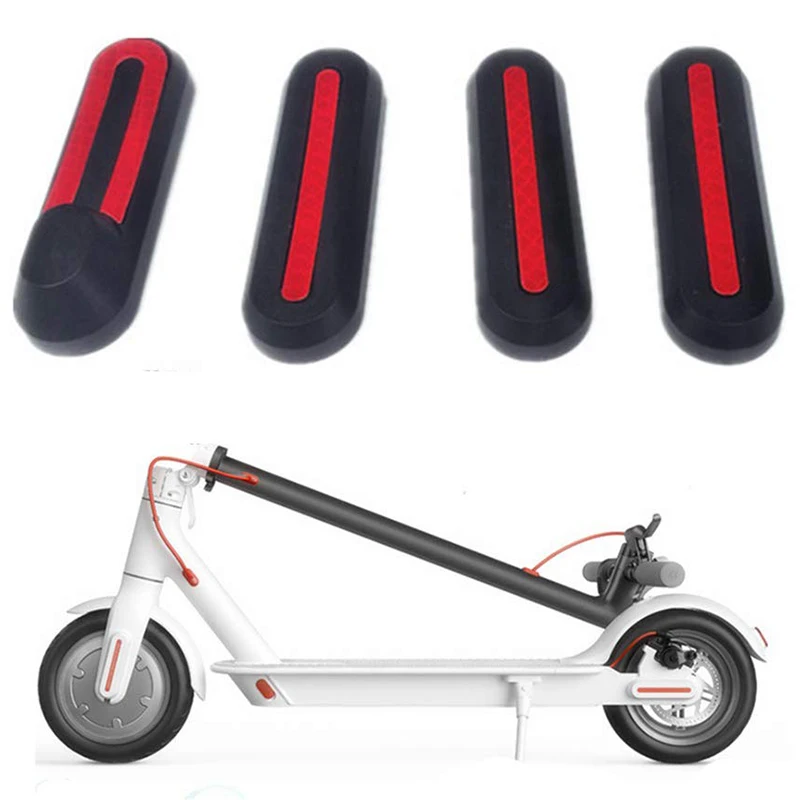 Bujes de rueda para patinete eléctrico Xiaomi M365, carcasa protectora con calcomanías adhesivas, piezas de repuesto para monopatín