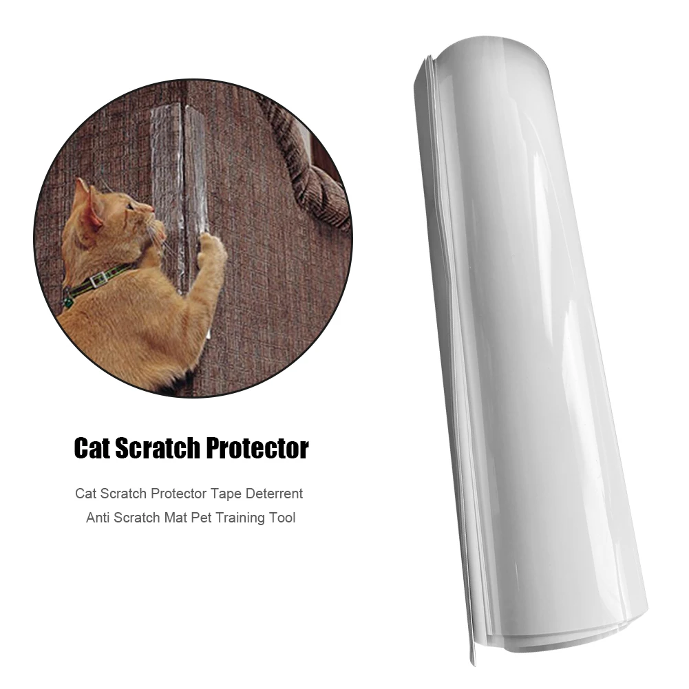 Anti Cat Deterrent Tape Sofa Film Nail Kit Wear Resistant Couch Armrest Tape Wear Resistant Pet Training Tool Couch Armrest Tape