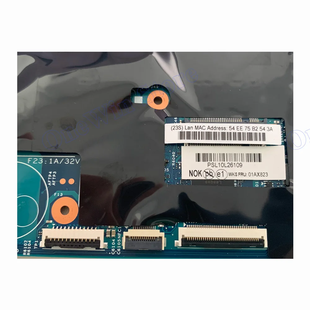 Placa base integrada para ordenador portátil ThinkPad X1, componente de carbono de 4ª generación, 20FB, 20FC, 14282-2M, LRV1 MB, 448.04P18.002M, DDR4, i7-6600U, 16G, 01AX823