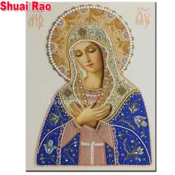 Virgin Mary and Madonna painting mosaic diamond painting full,square,round diamond embroidery Icon of the Mother of God,