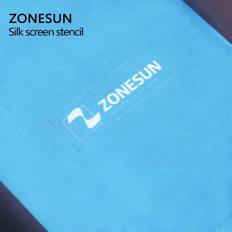 ZONESUN Nach Druck Holz Rahmen Siebdruck Polyester Mesh Leiterplatten Für Metall Tuch Gras T-scheiße Druck