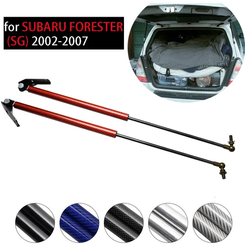 Amortiguador de puerta trasera para Subaru Forester SG 2003-2008, resortes de elevación, barra de apoyo para maletero, resorte de Gas, amortiguadores de 555mm