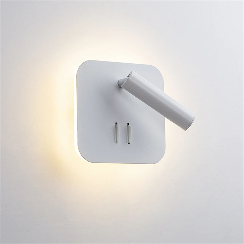 Turnable Wall Lamp With Switch Reading Lamp Bedroom Living Room Wall Lamp Desk Lamp Lighting Fixture view 2