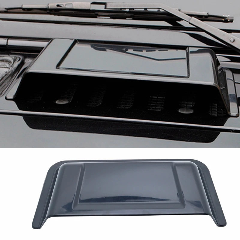 Accessori per auto neri cappucci di aspirazione dell\'aria copertura antipioggia antipolvere per Jeep Wrangler JK 2007-2017 copertura di sfiato della
