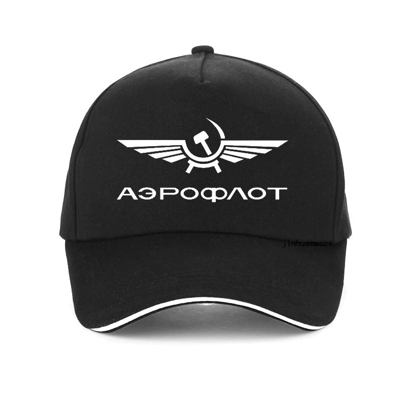 Aeroflot lotnictwo Russe Pilote Aerospace Aviateur czapka z daszkiem lato bawełna rozrywka moda kapelusz hip-hop Unisex czapki z prostym daszkiem