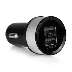 2 Port Dual USB 3 1A Car Charger Adapter for Galaxy S6 5 6 6S Car Cigarettes Lighter Interface