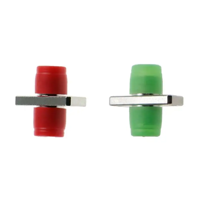 fiber optic adapter FC d SM MM Rectangular square ftth coupler fibra optica connector FCAPC free shipping IL 0.2dB 50pcs