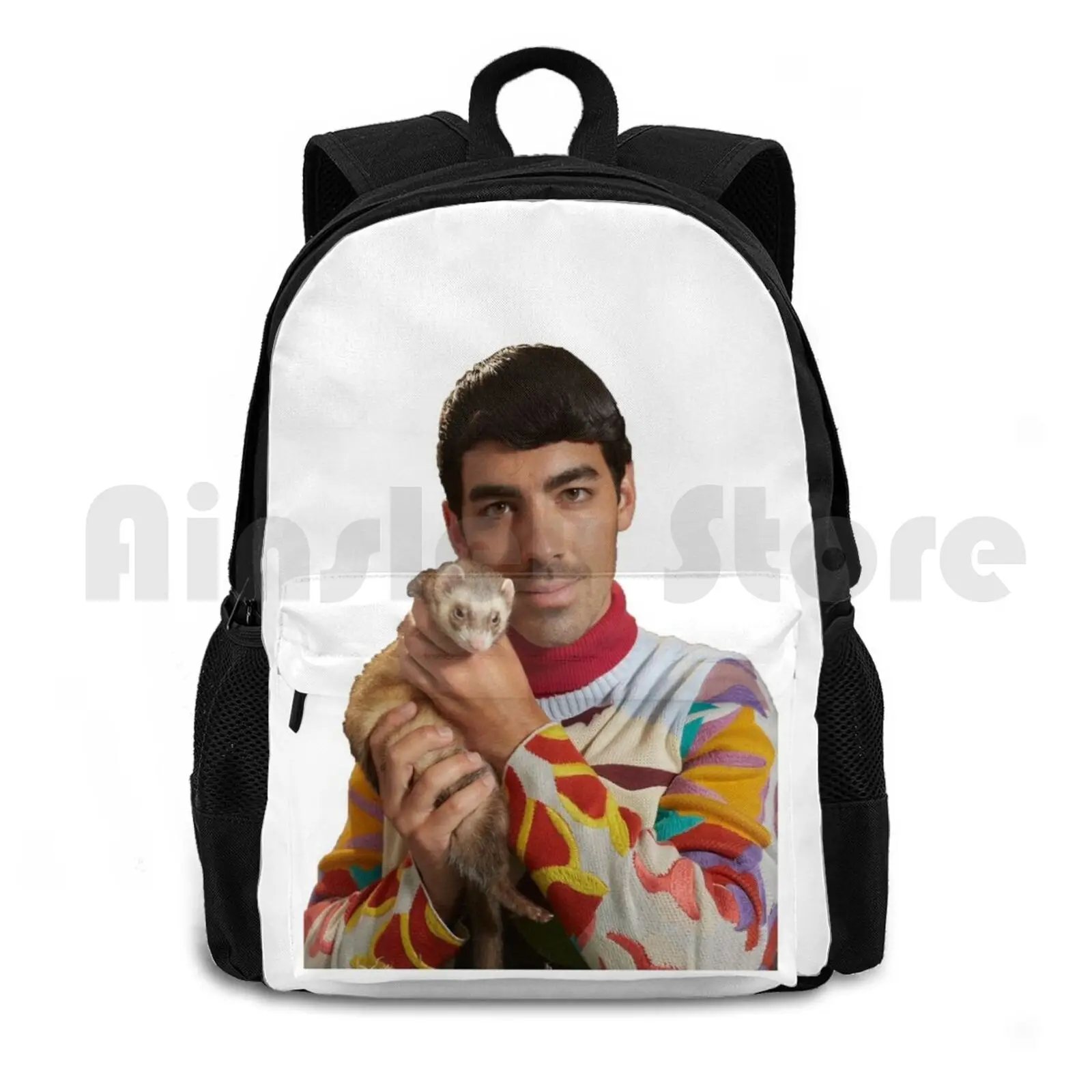 Joe Jonas A Ferret Outdoor Hiking Backpack Waterproof Camping Travel Joe Jonas Jonas The Jonai Jo