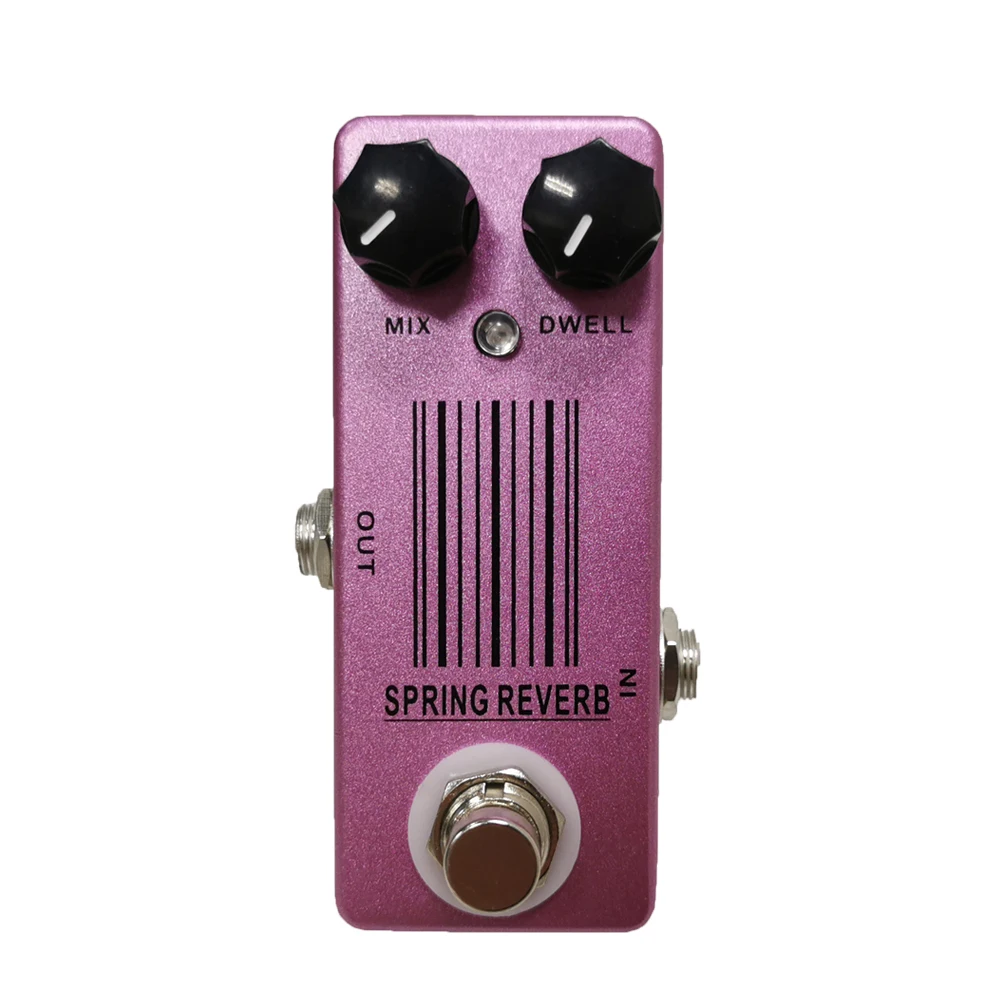 Moskyaudio Spring Reverb Mini Single Effect Pedal True Bypass for Guitar