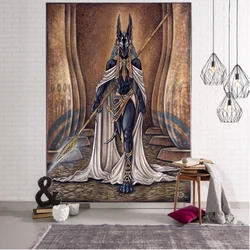 Egyptian Mythology Decorative Tapestry Mandala Bohemian Hippie Wall Tapestry Curtain Living Room Bedroom Wall Decorative Tapestr