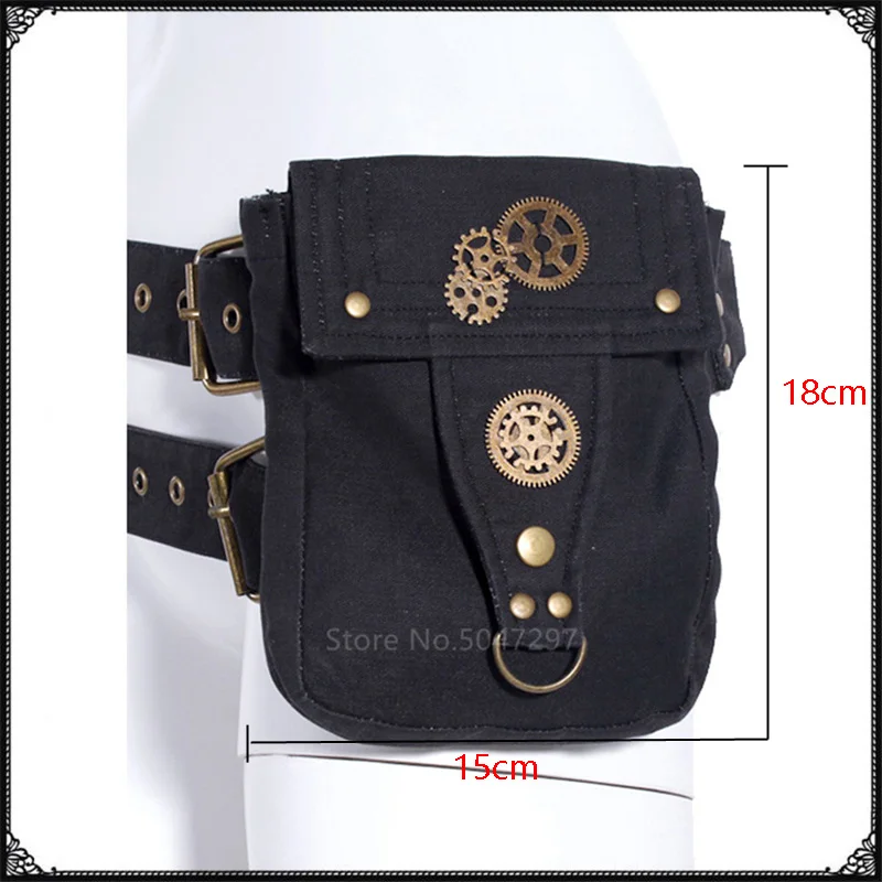 Borsa a marsupio medievale cintura in pelle portafoglio da sella uomo donna Steampunk Viking Pirate Costume accessori antichi accessori Cosplay per