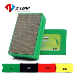 Z-LEAP diamante mão polimento almofada galvanizado diamante mão almofada espuma apoiado polimento de vidro moagem telha cerâmica ferramenta abrasiva