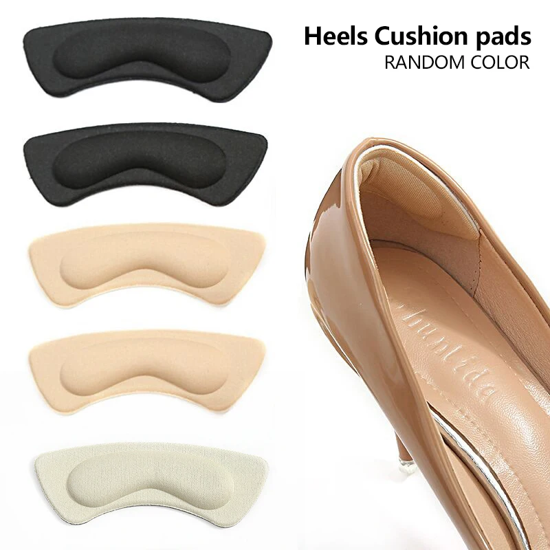 5 Pairs Heel Insoles Pain Relief Cushion Anti-wear Adhesive Feet Care Pads Heel Sticker Heel Liner Grips Crash Insole Patch