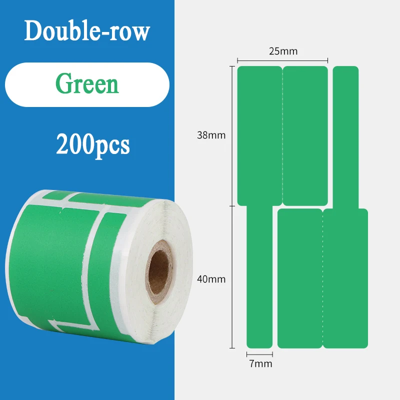 Thermal Sticker Thermal Cable Label Stickers P-type Communication Room Waterproof Self-adhesive Printing Paper 78*25 200Pcs/roll