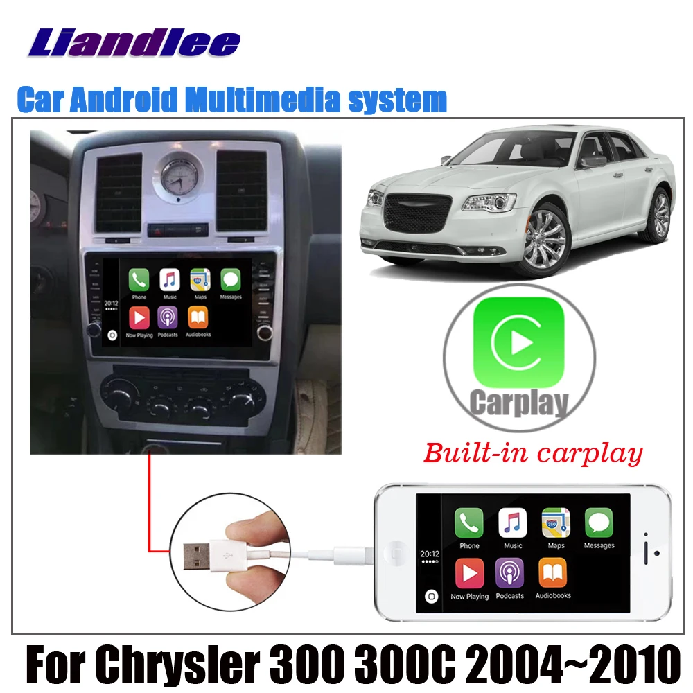 

For Chrysler 300/300C 2004-2010 Android 8.1 Original Car Style Stereo Screen Carplay DSP GPS Navigation Map Media