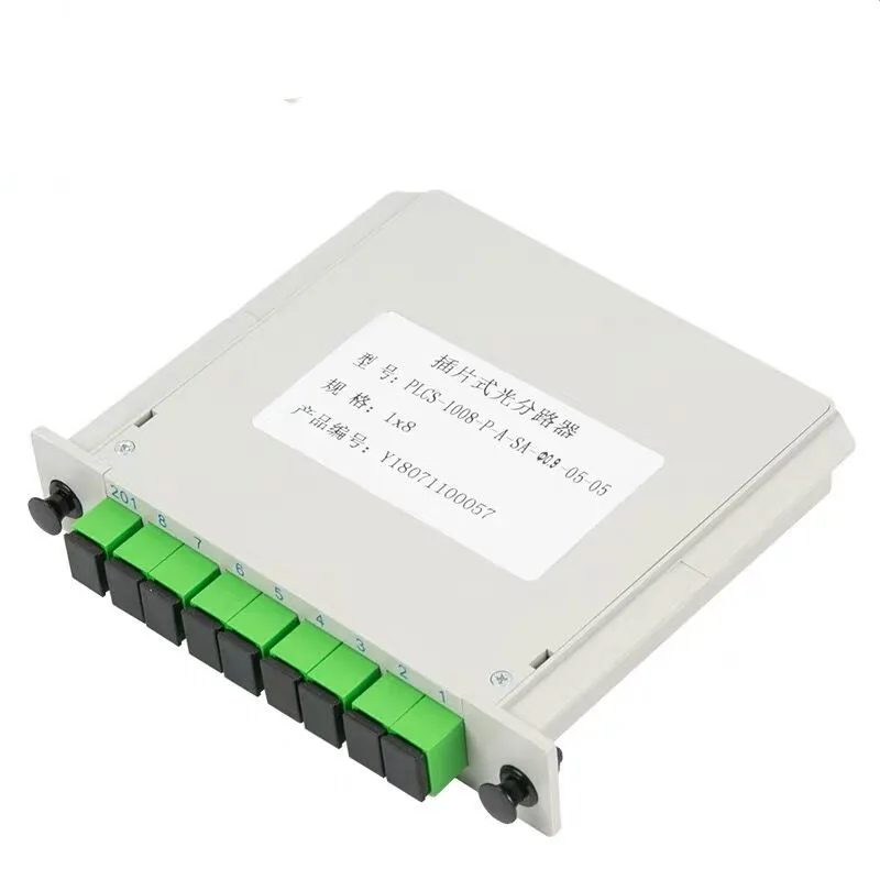 Imagem -06 - Fibra Óptica Splitter Box Ftth Box com 1x8 Planar Wave Guide tipo sc Apc Plc Pcs por Lote 10 Pcs por Lote