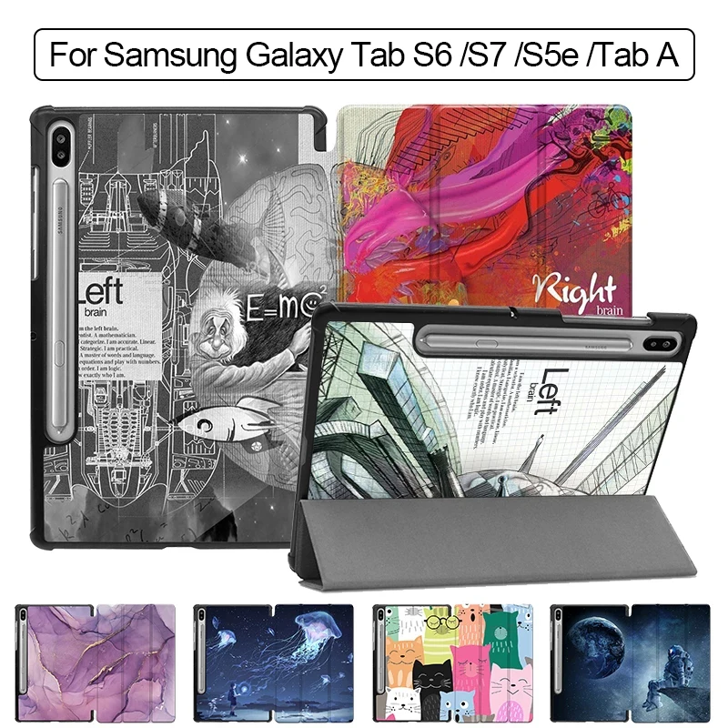 MTT Fall Für Samsung Galaxy Tab S6 S4 S5e Tab EINE 10,5 Tab S7 Plus 12,4 S7 11 zoll Leder Flip magnetische Stand Smart Cover Funda