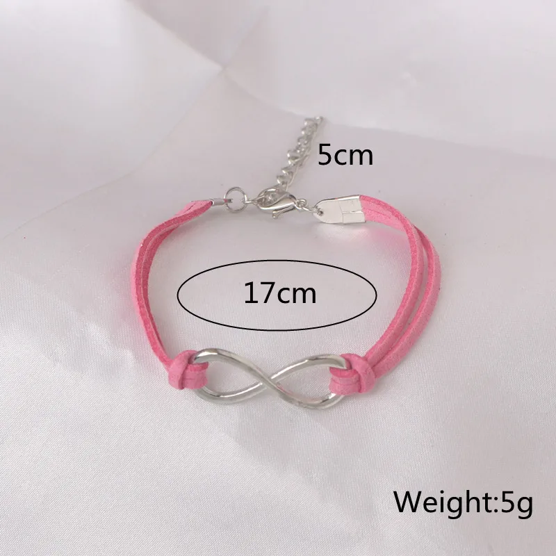 Various Colors Bracelets for Women Pure Hand Infinity Bracelets Jewelry Statement Charm Bracelet Fashion Hand Jewelry