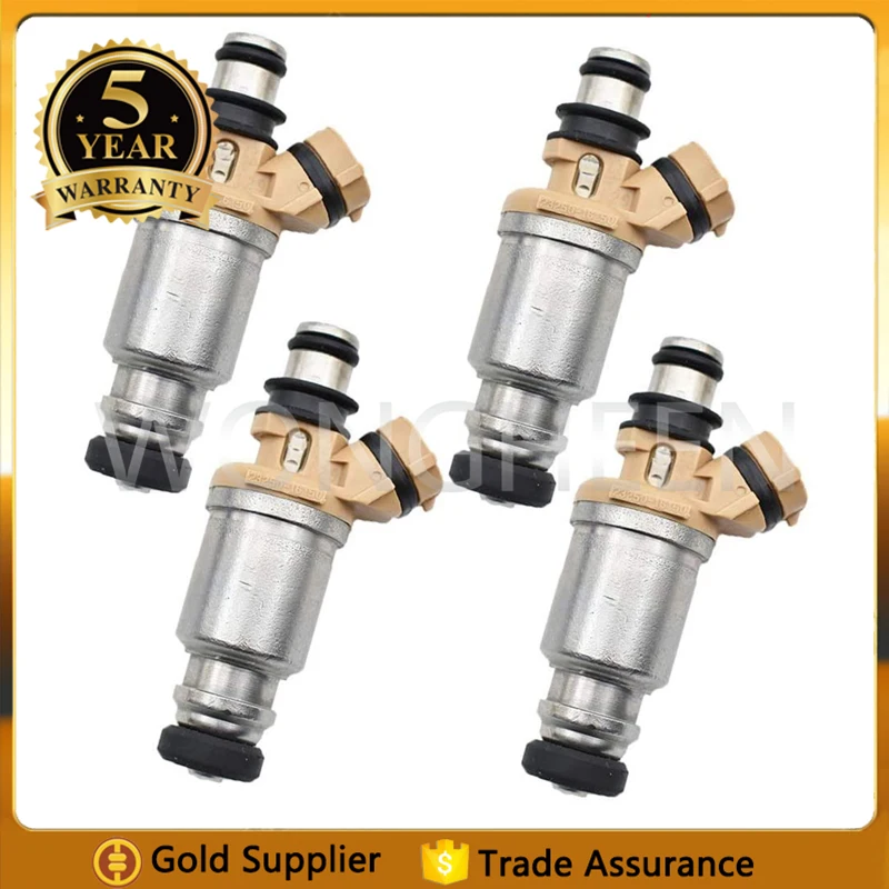 4PCS Refit Fuel Injector 23250-16150 23209-16150 Fit For TOYOTA JP COROLLA / SPRINTER/ LVN /CARINA FF / CORONA 1.6L 4AFE 1.5L 5A