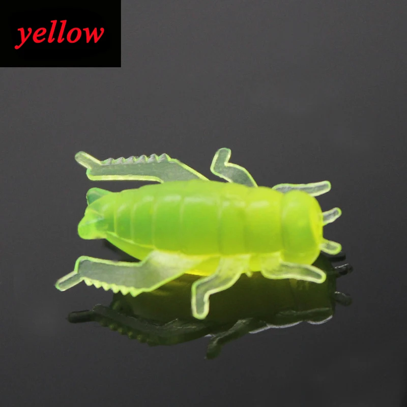 Señuelos grillo artificial saltamontes silicona – pesca - imagen 4