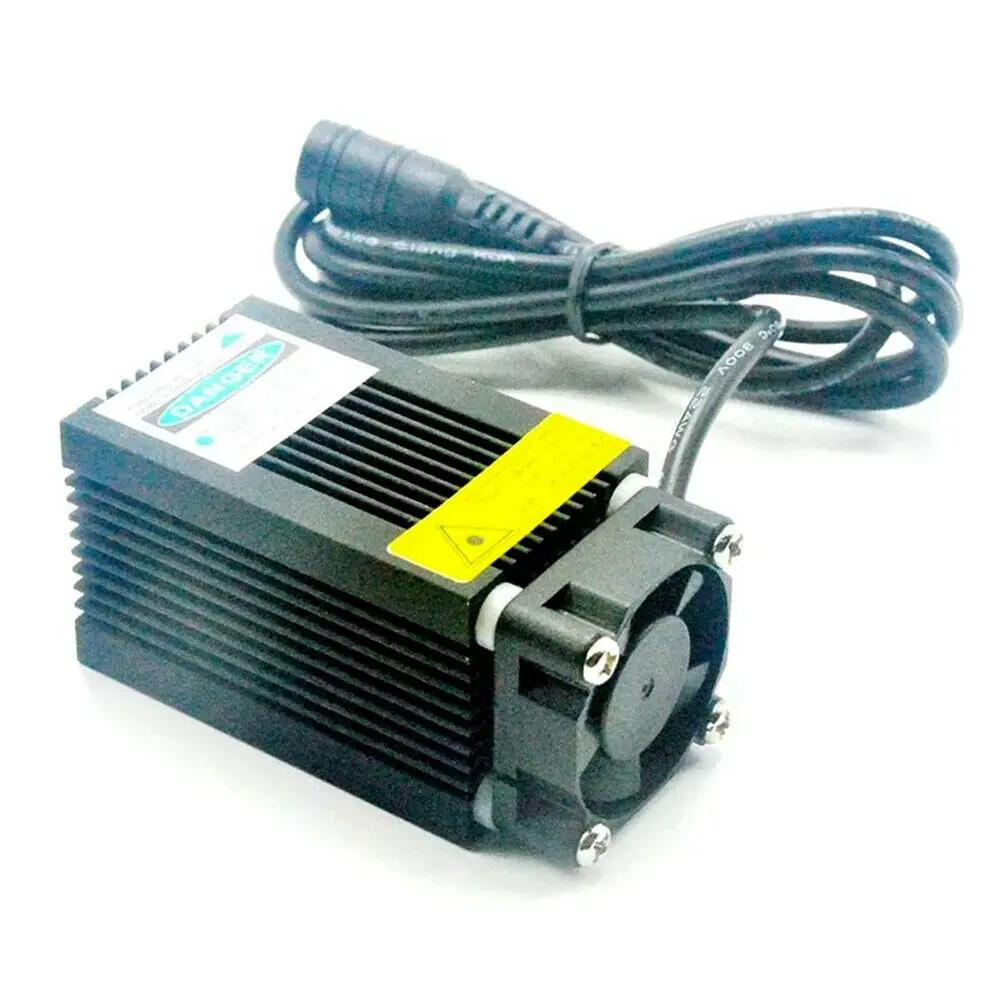 Imagem -05 - Focusable 405nm 300mw Diodos Azul Violeta Módulo Laser Dot 12v 33x55 mm