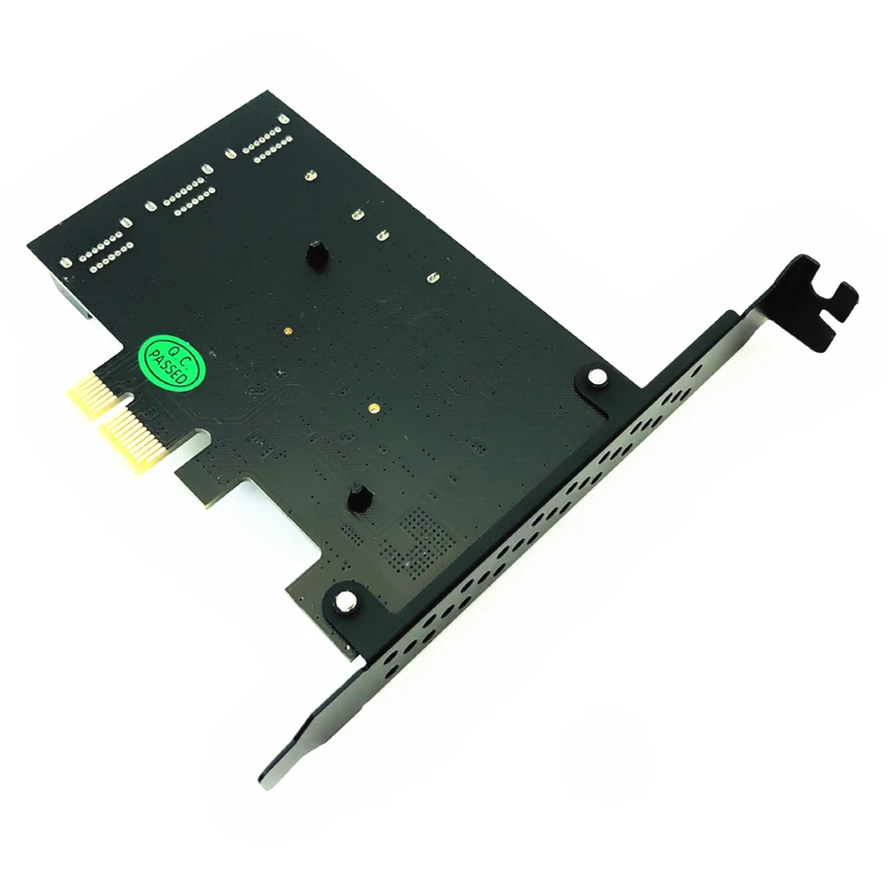 PCIE SATA III 8 منافذ بطاقة وحدة التحكم PCIe 2.0x1 SATA 6G بطاقة التوسع مع قوس الانظار دعم Win10 PCIE SATA بطاقة